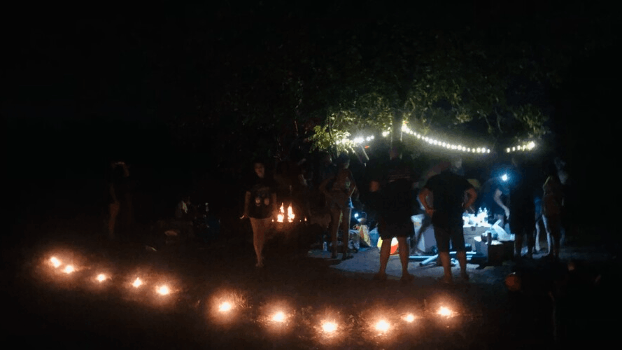 Night Camping at Buffalo Island