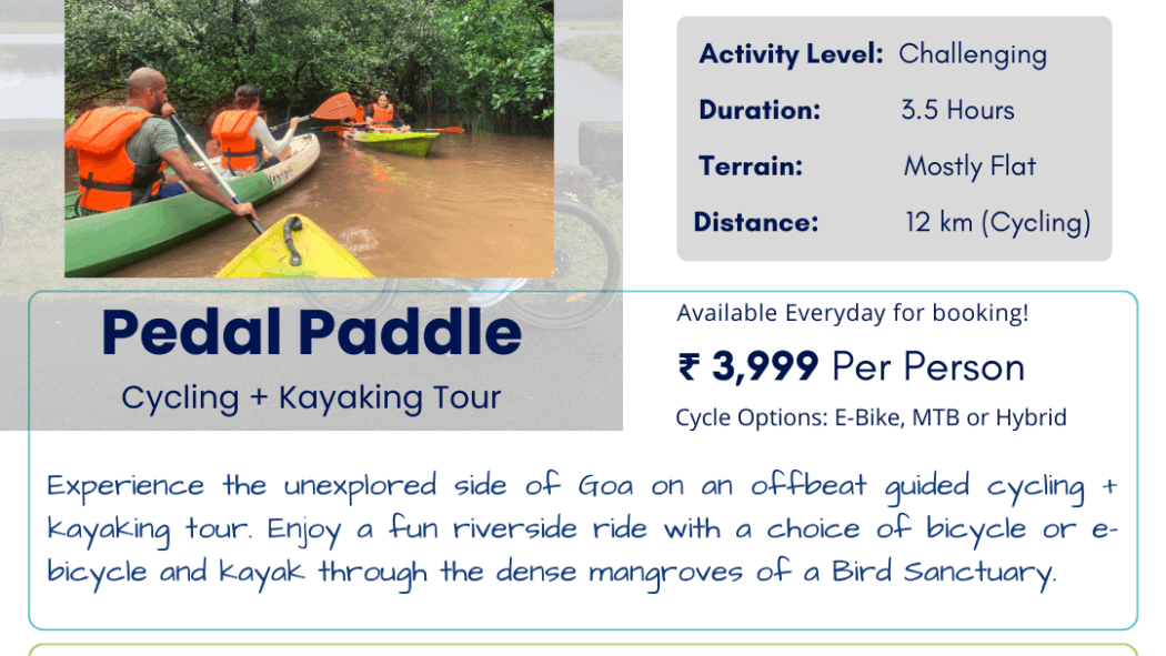 Pedal & Paddle Tour