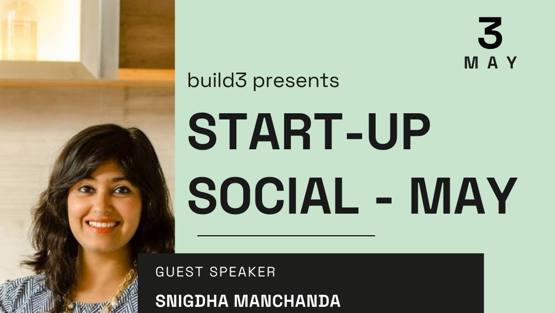 3rd May| START-UP SOCIAL presented by build3