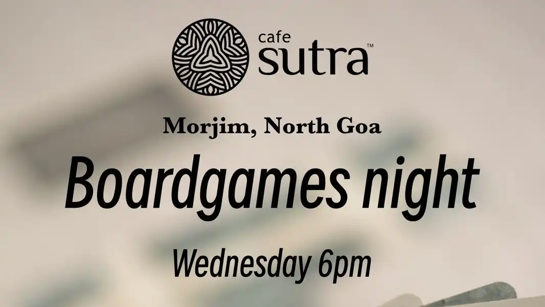 Boardgames at Cafe Sutra Goa