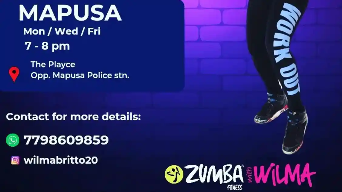 Mapusa Zumba + HIIT + Body Toning with Wilma Britto