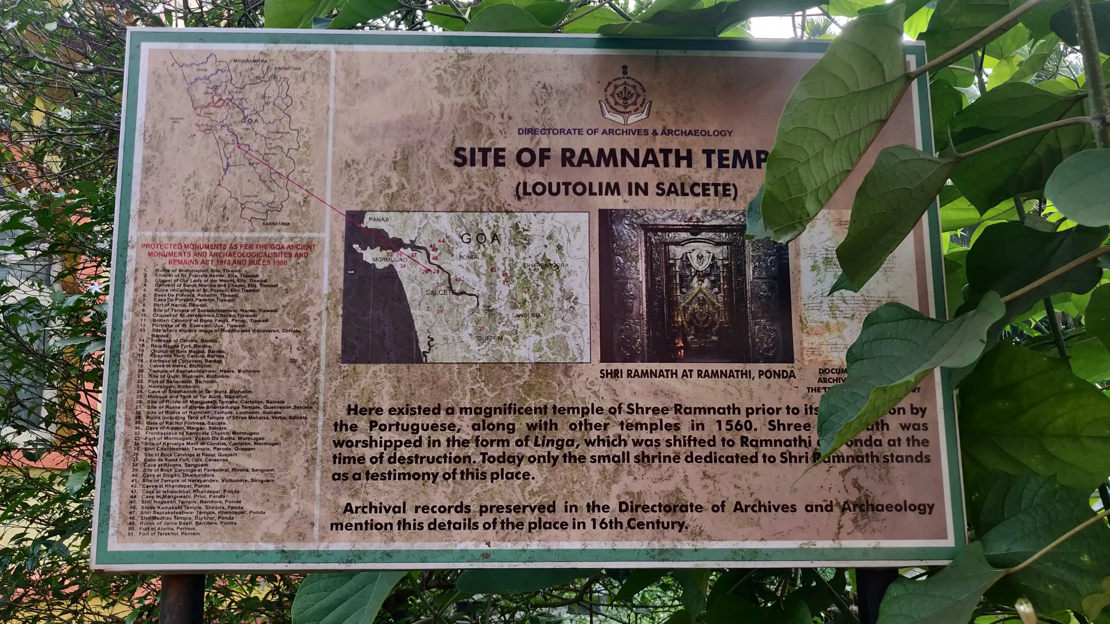 Shri Ramnath Temple Loutolim - A Sacred Abode of Reverence