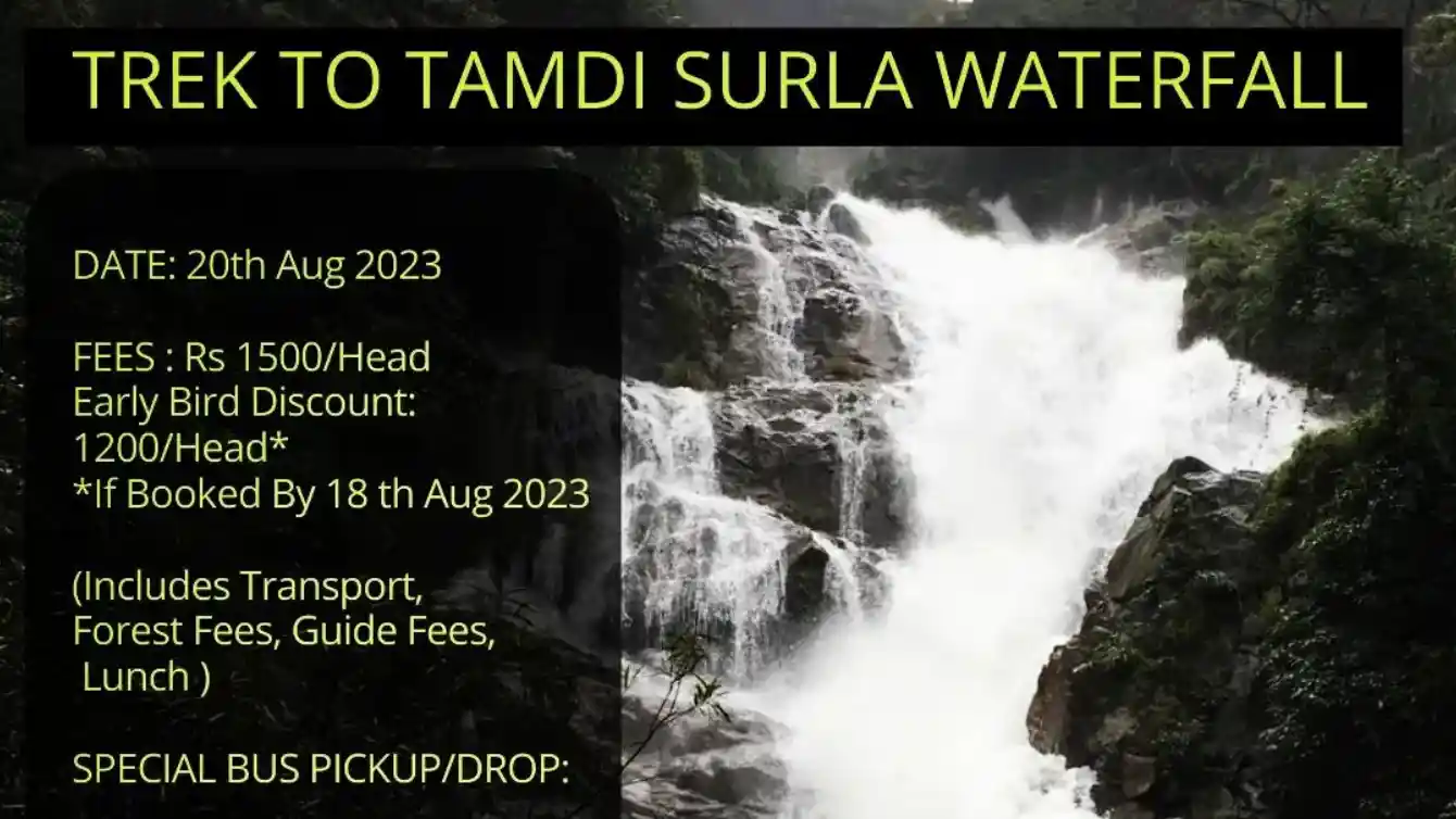 Trek to Tamdi Surla Waterfall with Its In Goa