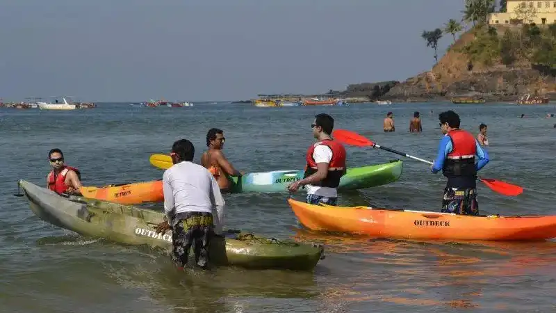 Kayaking at Baga Beach by Atlantis Water Sports