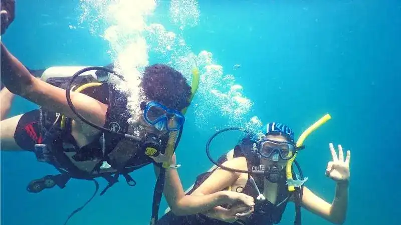 Scuba Diving watersports combo at Rock Island, Malwan by Atlantis Water Sports