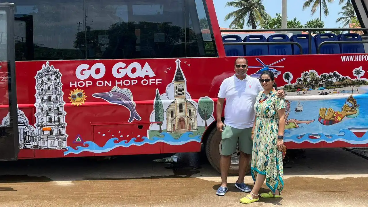 Hop On Hop Off  Blue Line -Beach and Fort North Goa Bus Tour