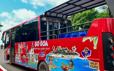 Hop On Hop Off  Blue Line -Beach and Fort North Goa Bus Tour