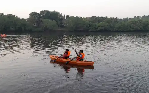 Adventure Kayaking at Private Island in Goa